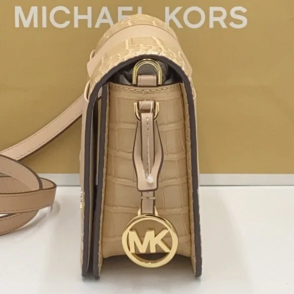 MICHAEL KORS MERCER SMALL CLUTCH XBODY BUFF - Picture 5 of 15